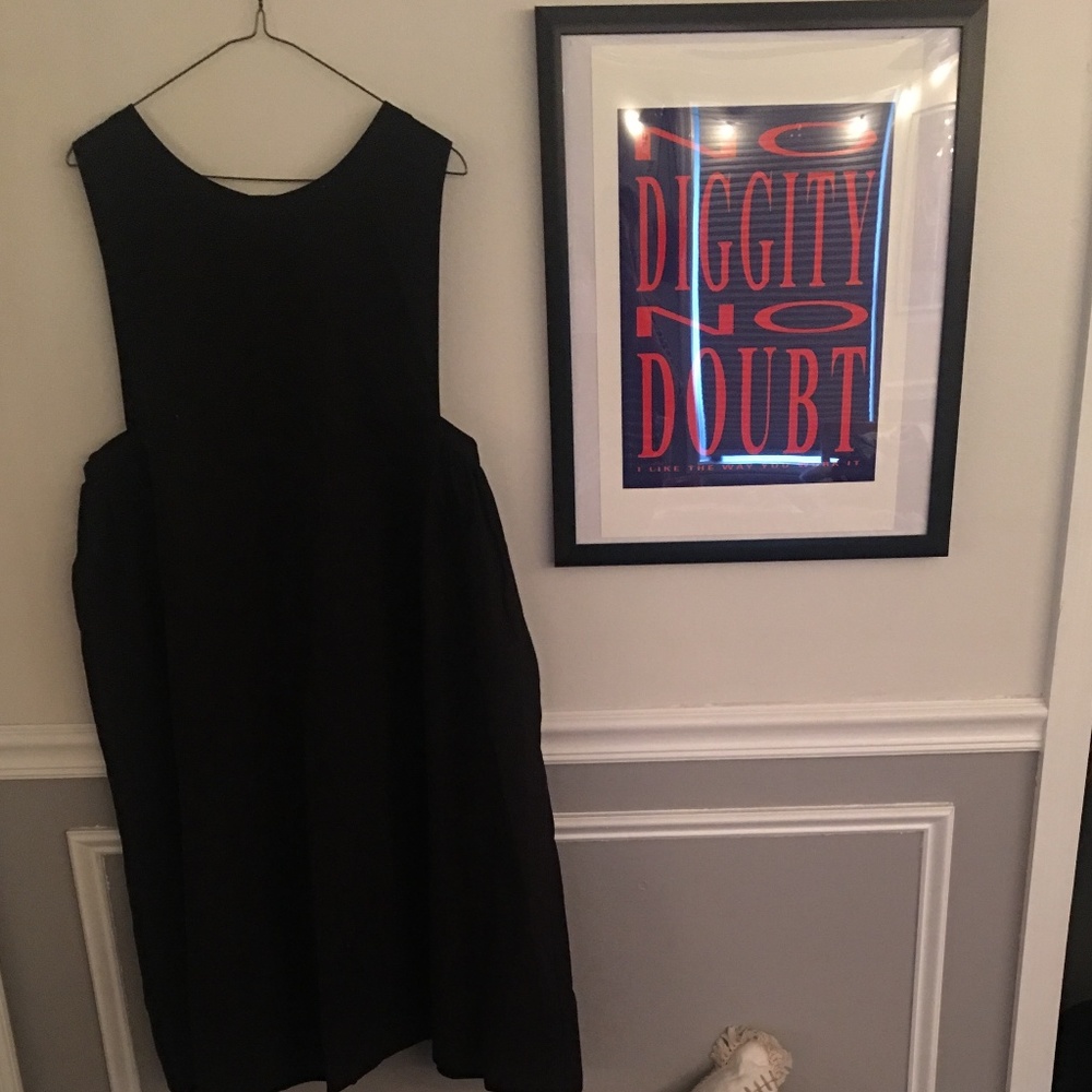 Oak + Fort black dress